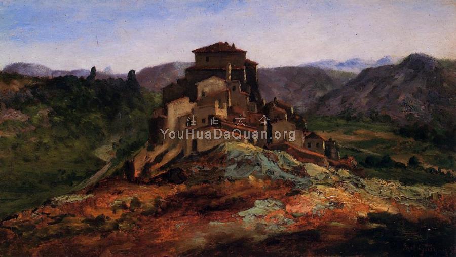 A Village in Vaucluse - 保罗·卡米尔·吉谷